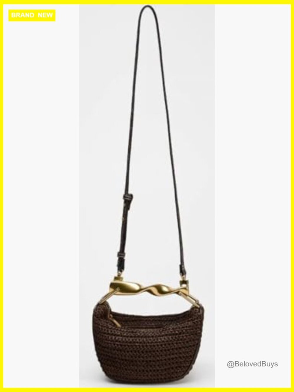 Straw Beach Bag Women Macrame Shoulder Hobo Tote Handbag Travel Summer - Picture 6 of 6